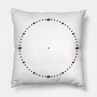 Isolated coffee beans background Pillow