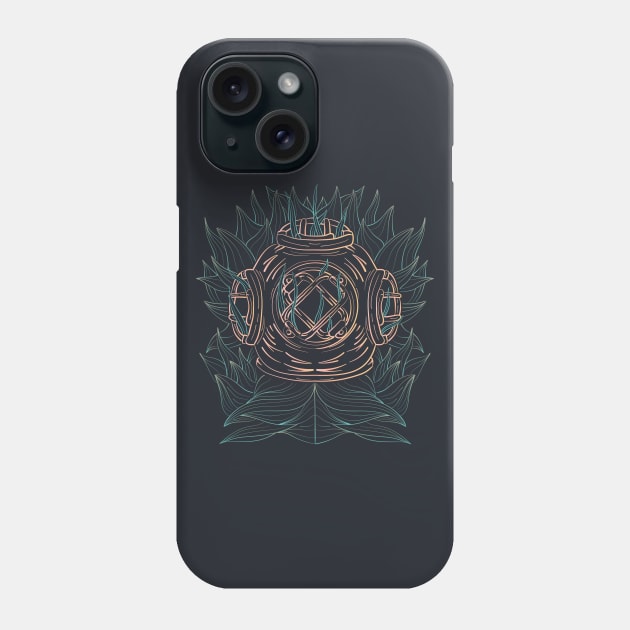 Lost in the Deep Blue Sea Phone Case by PixelSamuel