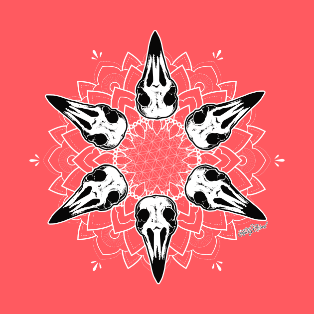 Crow Mandala by holly_astral