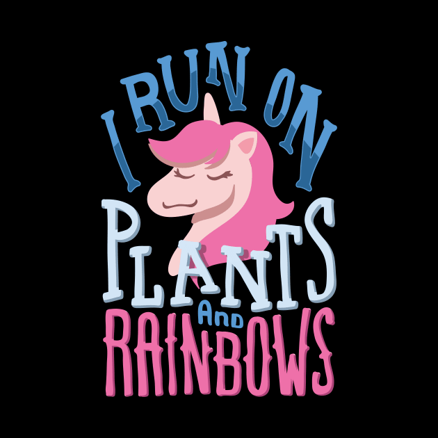 Funny Vegan Shirts I vegetarian unicorn gift by biNutz