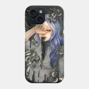 Between 2 bad decisions Phone Case