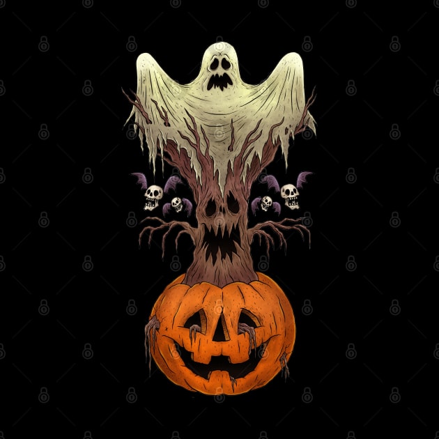 Spooky Totem by chrisraimoart