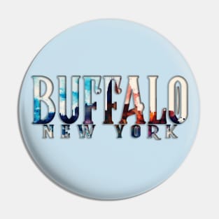 Buffalo Skyline Pin