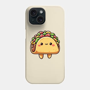 cute food tacos from mexico Phone Case