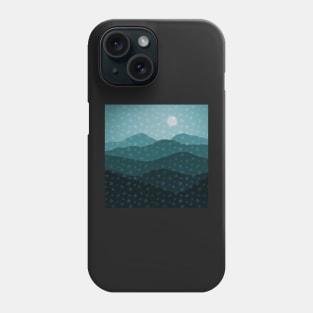 Green Mountain Starry Majesty Abstract Phone Case