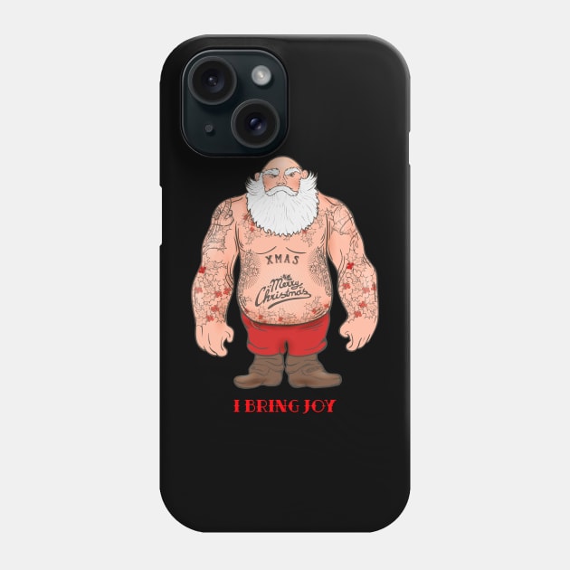 Tattooed Santa Phone Case by 1AlmightySprout