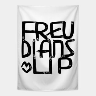 Freud, Pun, Freudians Lip, Freudian Slip Tapestry