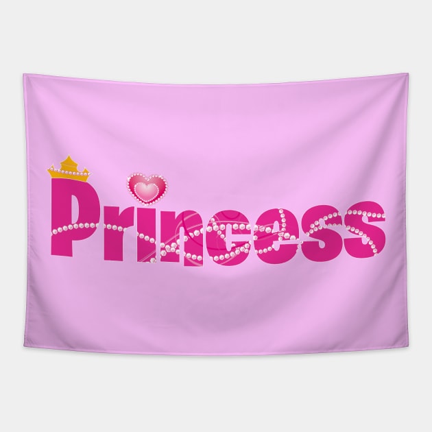 my bling princess design Tapestry by colouredwolfe11