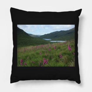 Field of foxgloves I Pillow