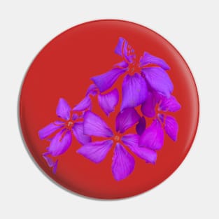 Purple Flower in Florida Pin