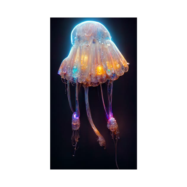 Jellyfish in bloom by Expedition-AI