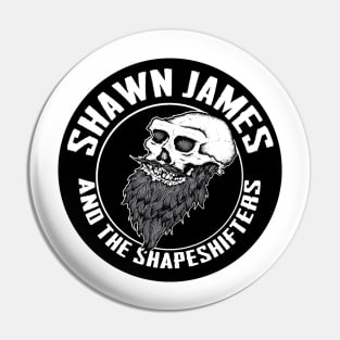Shawn James The Shapeshifters Skull Patch Pin