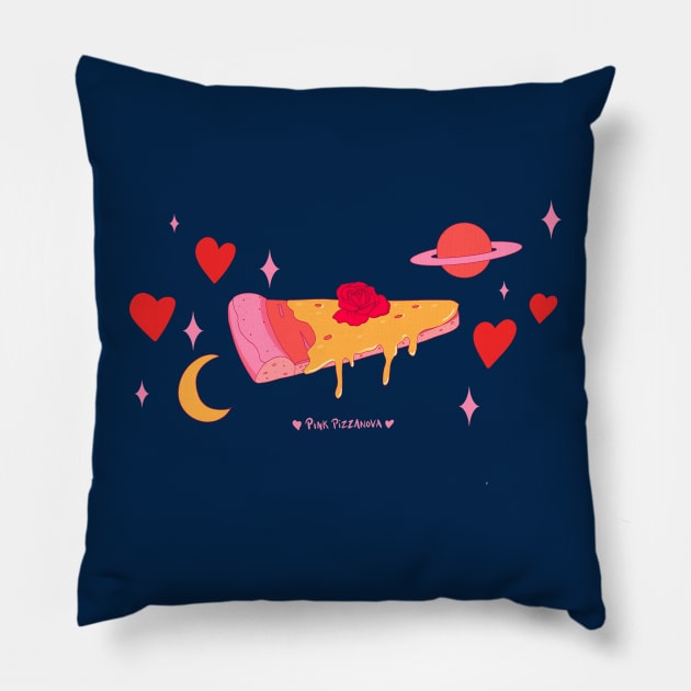 Pizza slice Pillow by pink_pizzanova