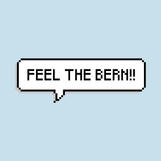 Feel The Bern! Bernie 2020 Bernie Sanders Retro T-Shirt