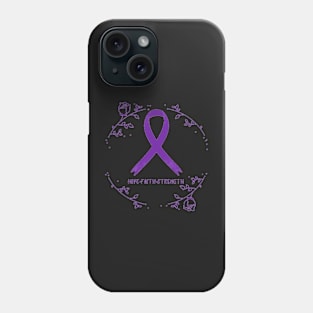 Hope•Faith•Strength IBD Awareness Ribbon 2 Phone Case