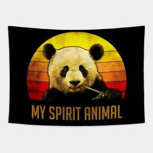 panda is my spirit animal tshirt, gift for panda lovers. Tapestry