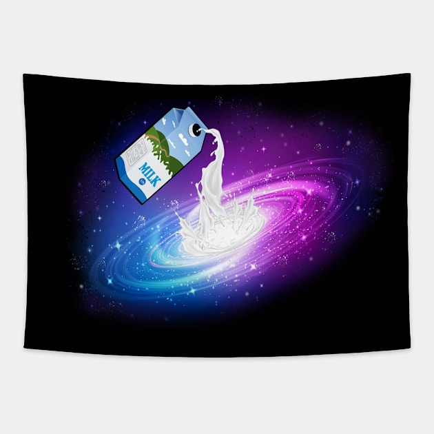 Milky Way Tapestry by Alema Art