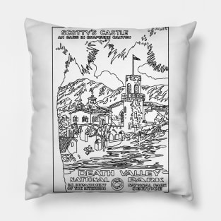 Scotty's Castle Death Valley Pillow