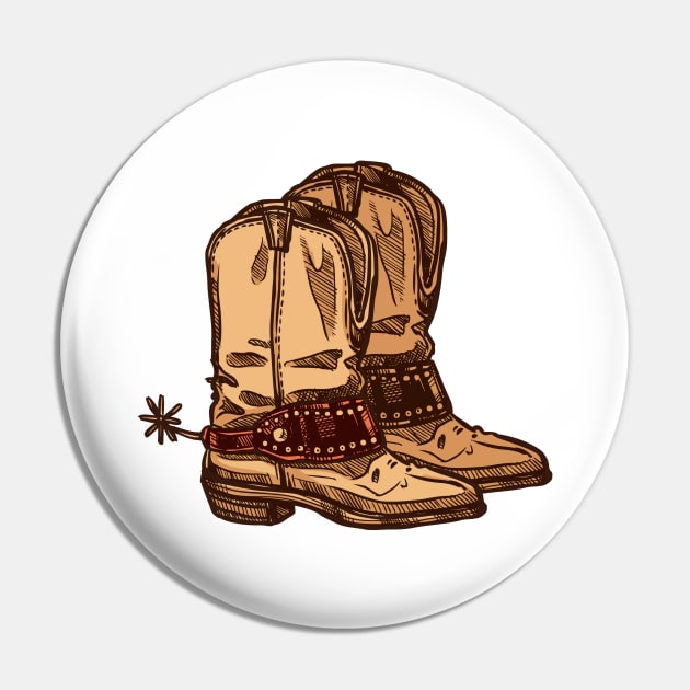 Cowboy Boots ,Western Pin by Islanr