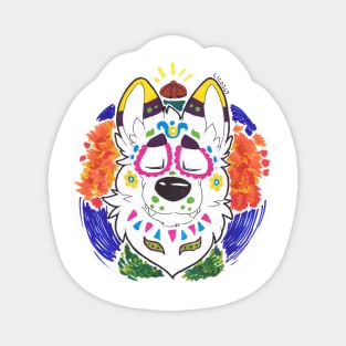 Lobo de muertos Magnet