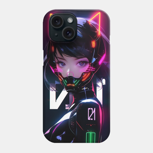 Anime Race Girl | High Quality Anime Artwork | Chibi Manga Anime Art Phone Case by AlNoah