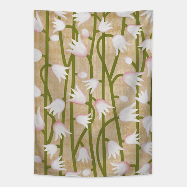 Climbing Lilies Tapestry by ToiledeLina