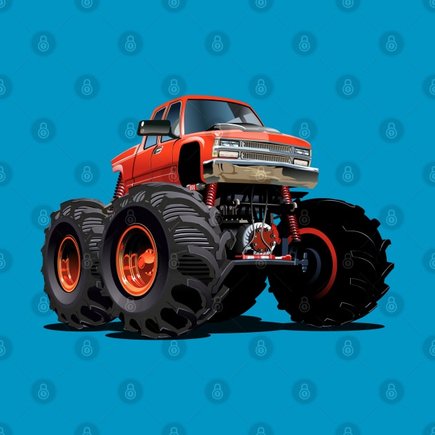 Cartoon monster truck by Mechanik