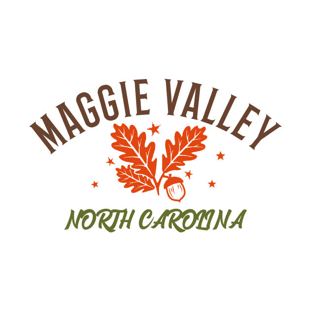 Maggie Valley, North Carolina Fall by Mountain Morning Graphics