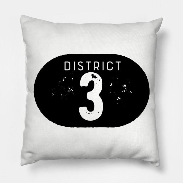 District 3 Pillow by OHYes