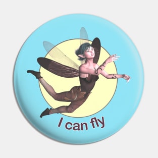 I can fly fairy faerie elf dragonfly wings flying Pin