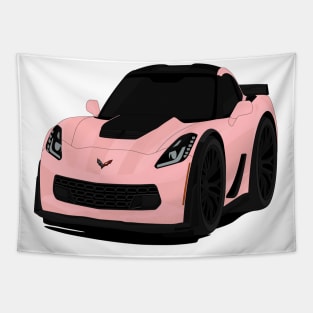 Z06 PINK Tapestry