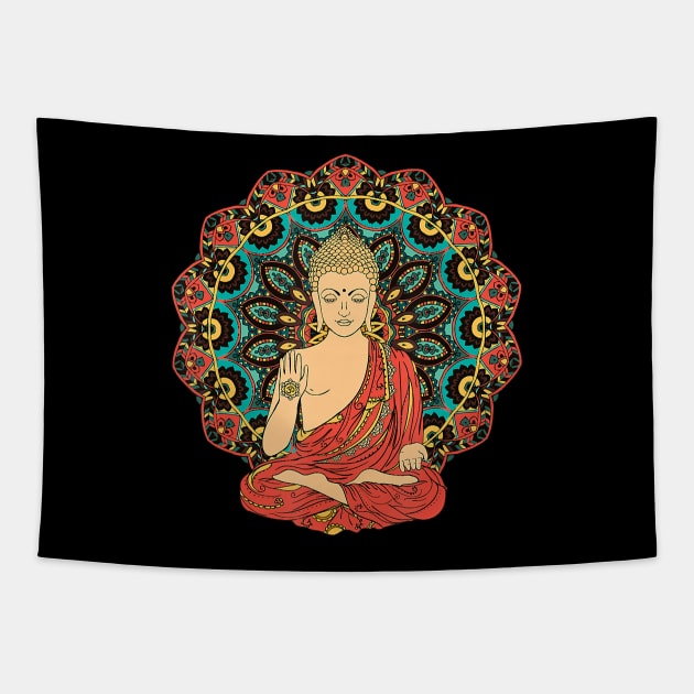 Buddha Funny - Buddha Lover - Buddha Gift Tapestry by JaydeMargulies