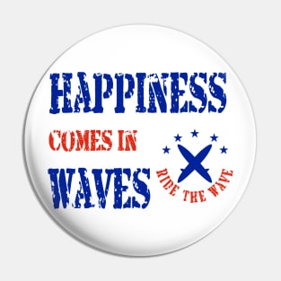 surfer wave rider Pin