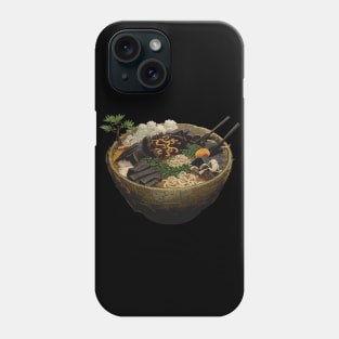 Japanese Garden Ramen Soup Phone Case