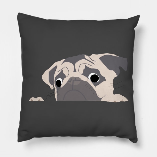 pug Pillow by Hunnyboosmadness