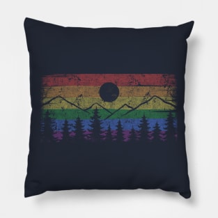 Rainbow Scenery Pillow