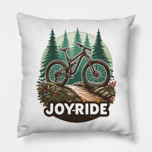 Bike Surrounded By Nature, Joy Ride Pillow