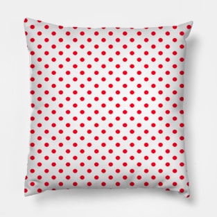 Red dots pattern Pillow