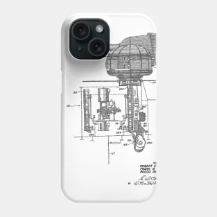 Missile Launcher Vintage Patent Hand Drawing Phone Case