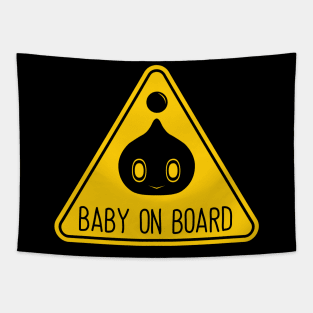 Baby on Board - Neutral Chao Tapestry