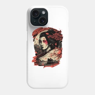 Fantasy abstract asian woman Phone Case