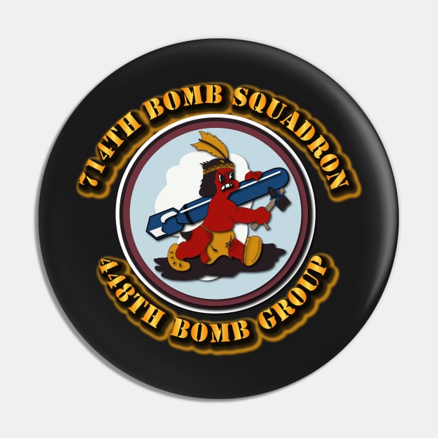 714th Bomb Squadron - 448th Bomb Group - 8th AF Pin by twix123844