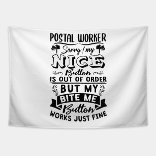 Funny Postal Worker - Postal Gift Tapestry