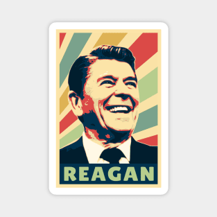 Ronald Reagan Vintage Colors Magnet