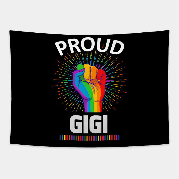 Proud Gigi Gay Lgbt Tapestry by adrinalanmaji