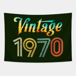 Vintage 1970 Birthday Tapestry