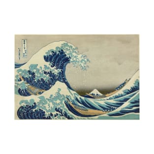 The Classic Japanese Great Wave off Kanagawa by Hokusai T-Shirt