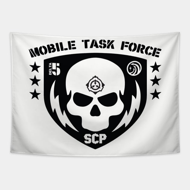 Mobile Task Force Delta-5 Tapestry by Pufahl