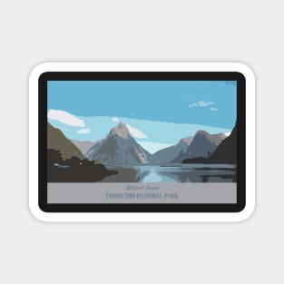 Milford Sound Scenic colour Magnet