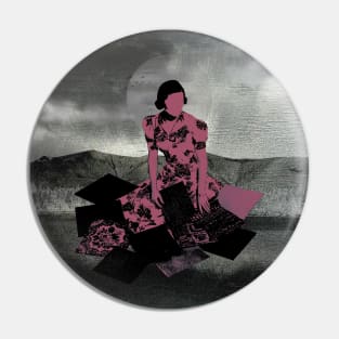 Lend You A Dream - Surreal/Collage Art Pin